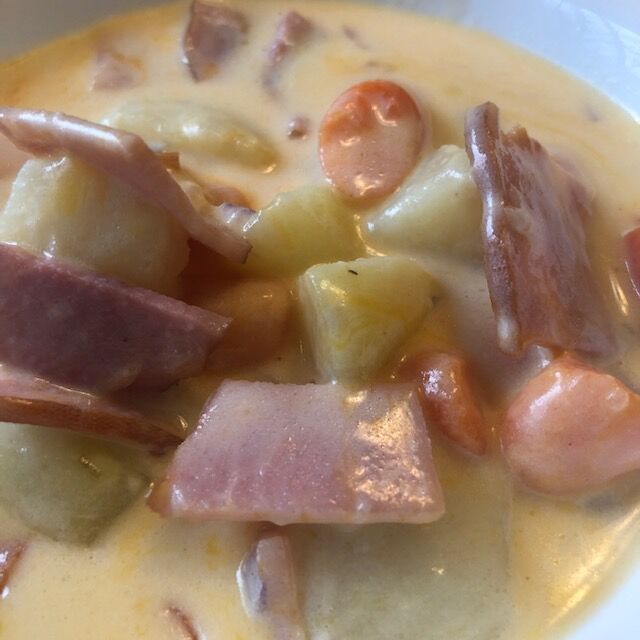 Amish Cook -- Ham and Cheese Soup.JPG